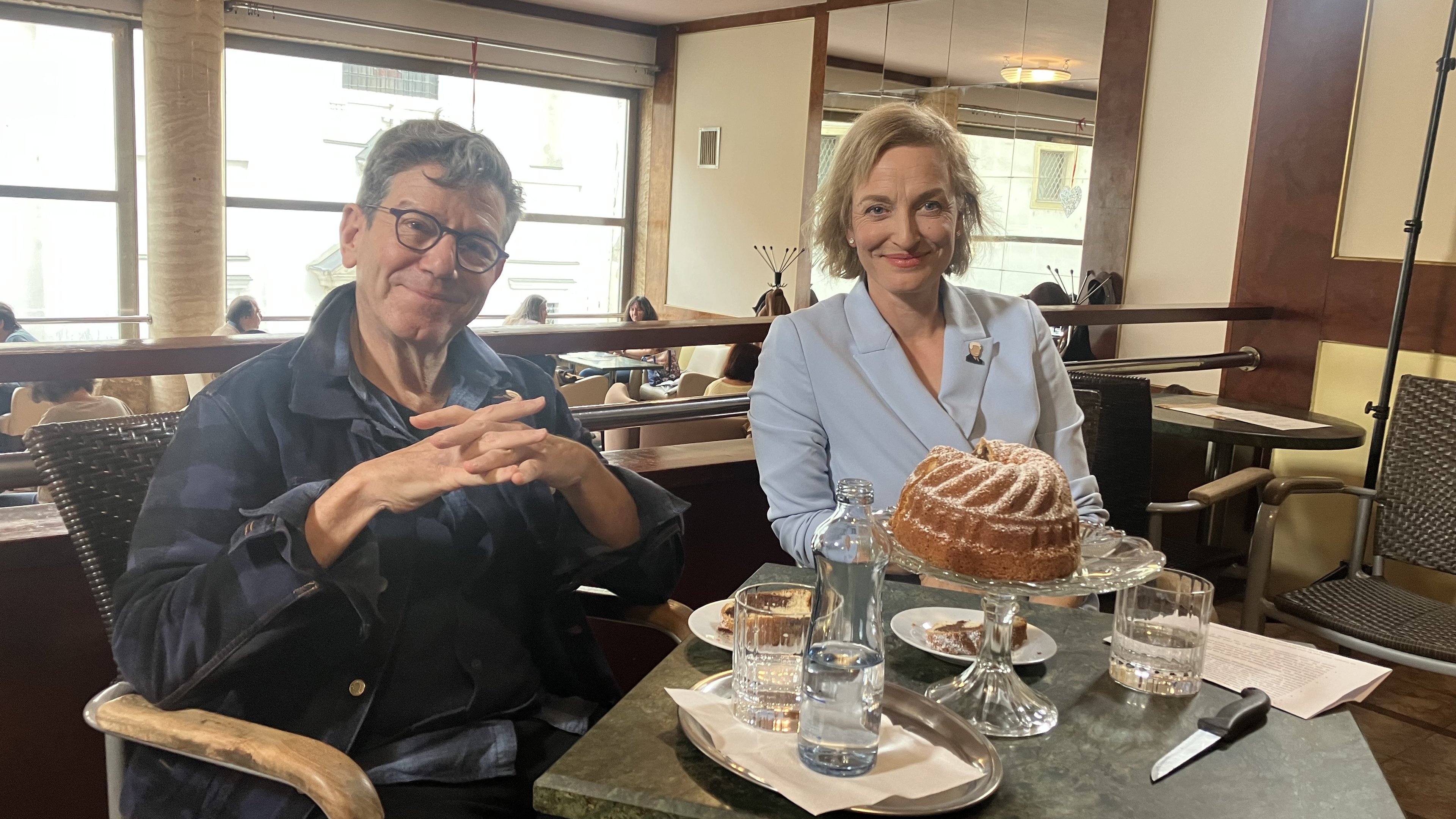 T.Richterová a operní režisér Robert Carsen